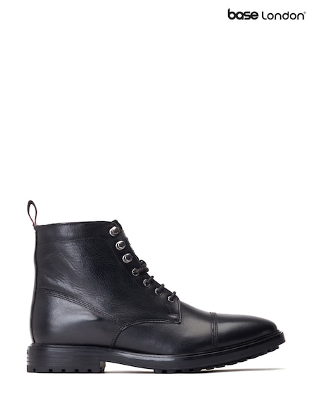 Base London Black Banff Grain Boots (Y11239) | £80