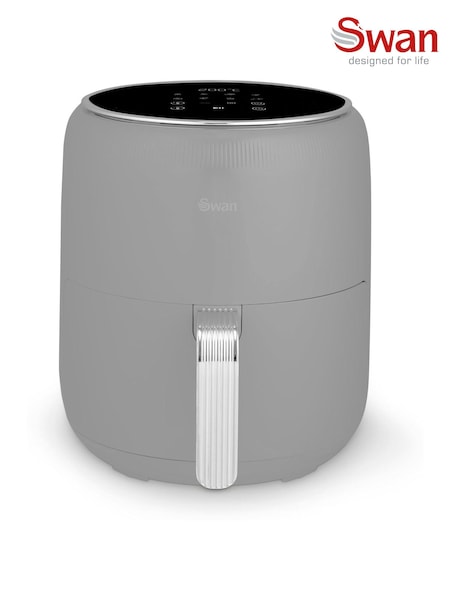 Swan Grey Retro Digital Air Fryer (Y11320) | £60