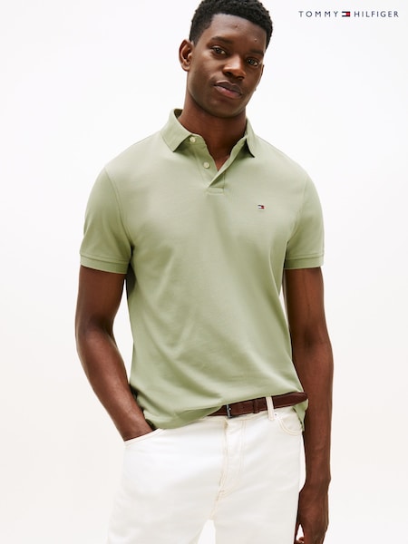 Tommy Hilfiger Green 1985 Regular Fit Pique Polo Shirt (Y12125) | £75