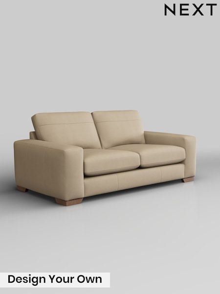 Turin Leather/Light Natural Houghton Leather Deep Sit (Y12260) | £1,975