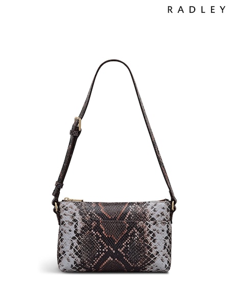 Radley Red Pockets - Faux Snake Mini Ziptop Ew Shoulder Bag (Y12352) | £139
