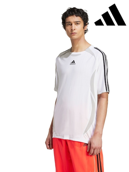 adidas Originals White Teamgeist Adicolor T-Shirt (Y12420) | £30