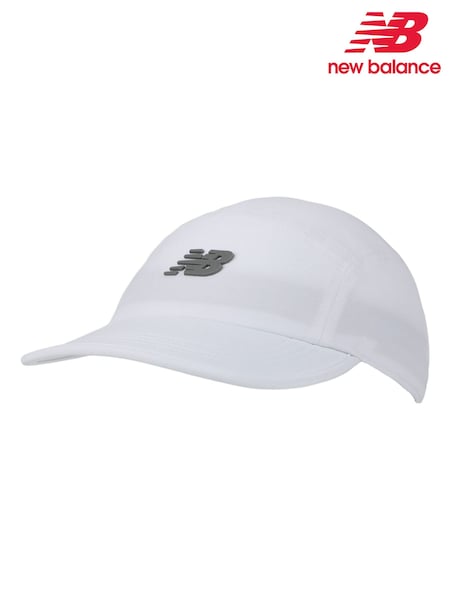 New Balance White Womens 5 Panel Performance Hat (Y12446) | £23