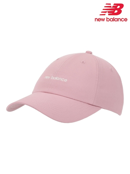New Balance Pink Women's 6 Panel Linear Logo Hat (Y12454) | £20