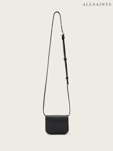 AllSaints Black Maeve Card Cross-Body Bag (Y12568) | £79