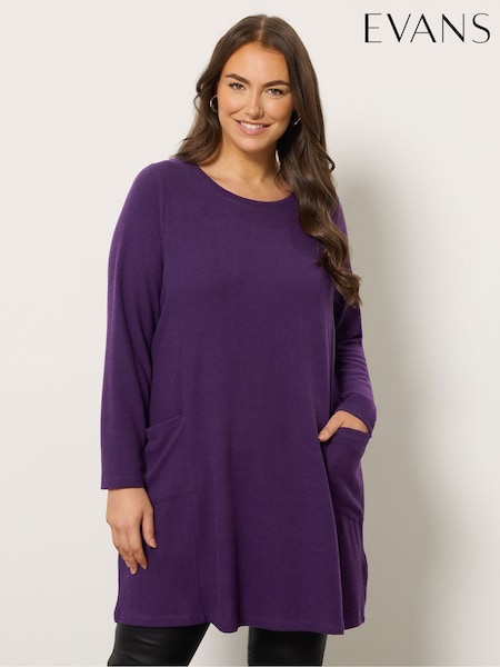 Evans Drape Pocket Tunic (Y12746) | £39