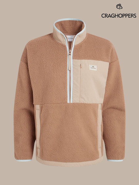 Craghoppers Grange Half Zip Brown Fleece (Y12776) | £55