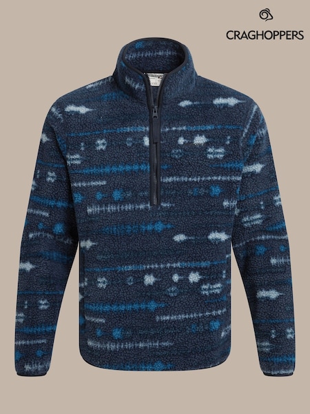 Craghoppers Blue National Trust Rawthey Half Zip Fleece (Y12793) | £55