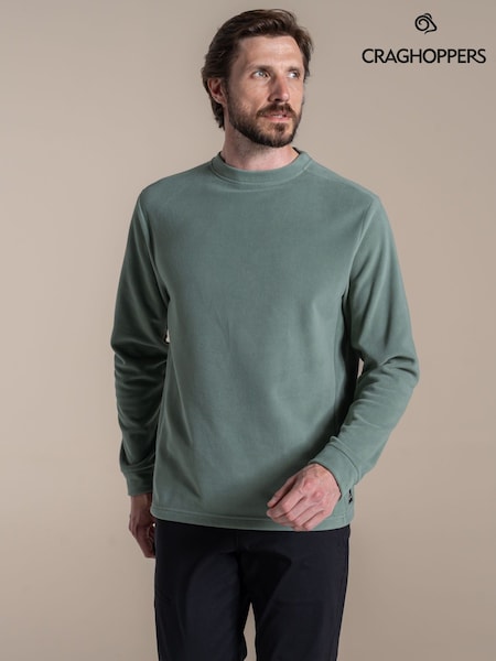 Craghoppers Green Corey Crew Neck Fleece (Y12795) | £22.50