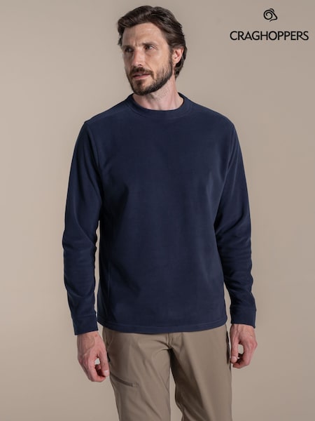 Craghoppers Blue Corey Crew Neck Fleece Sweatshirt (Y12804) | £22.50