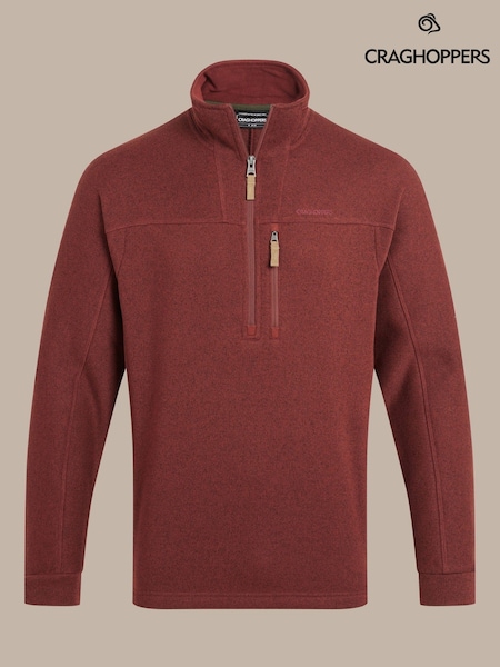 Craghoppers Red Tatton III Half Zip Fleece (Y12812) | £45