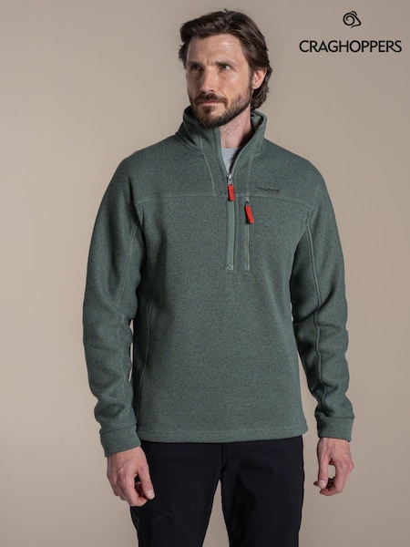 Craghoppers Green Tatton III Half Zip Fleece (Y12824) | £45