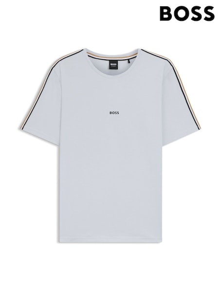 BOSS Purple Unique Regular-Fit Logo T-Shirt (Y12860) | £55