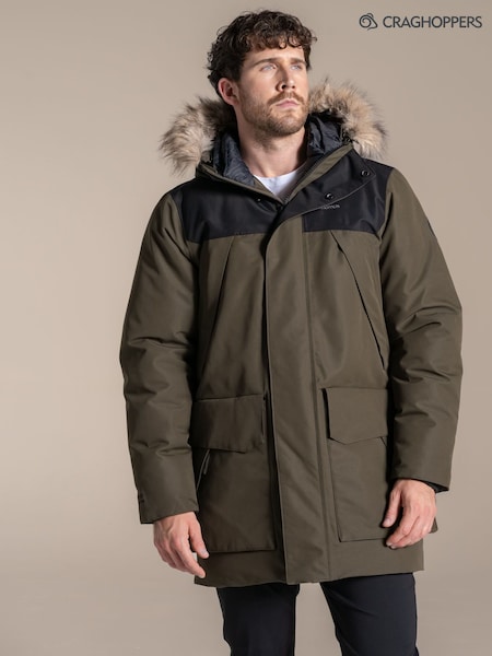 Craghoppers Green Bishorn IV Waterproof Insulated Jacket (Y12943) | £165