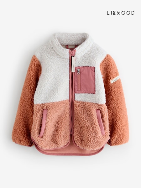 Liewood Pink Nolan Pile Jacket Fleece (Y12958) | £72