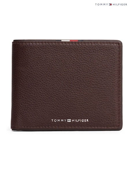 Tommy Hilfiger Brown Corporate Leather Card And Coin Wallet (Y13006) | £75