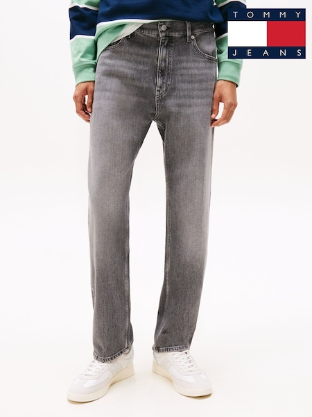 Tommy Jeans Grey Sonny Faded Regular Tapered Leg Jeans (Y13061) | £80