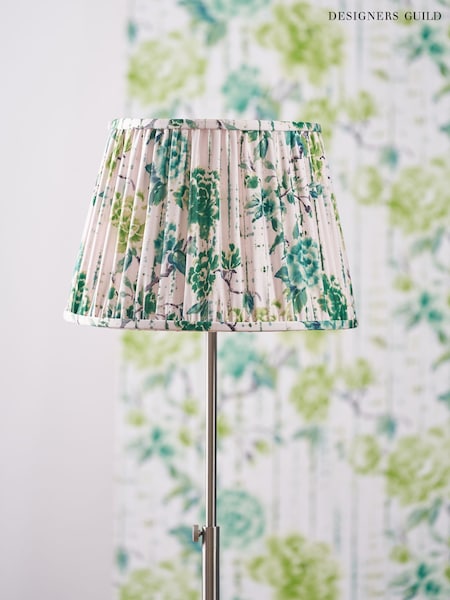 Designers Guild Emerald Kyoto Flower Pleated Shade (Y13143) | £55