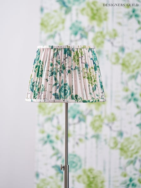 Designers Guild Emerald Kyoto Flower Pleated Shade (Y13150) | £50