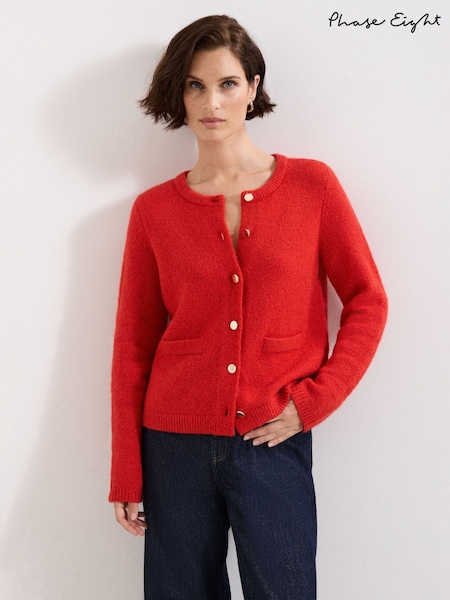 Phase Eight Red Jade Cardigan (Y13458) | £89