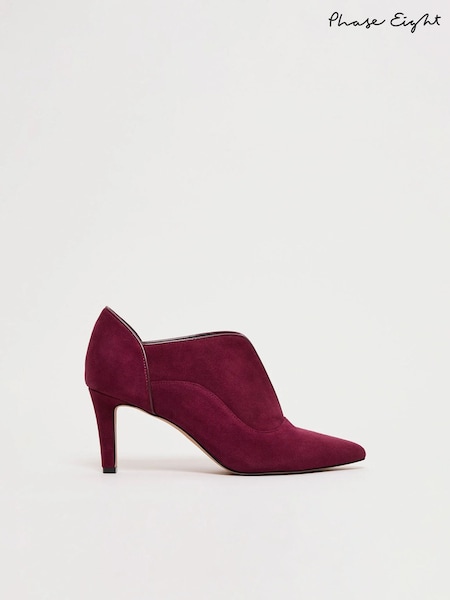 Phase Eight Red Suede Boots (Y13469) | £139