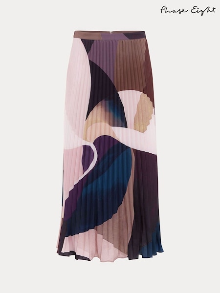 Phase Eight Purple Elmina Skirt (Y13471) | £99