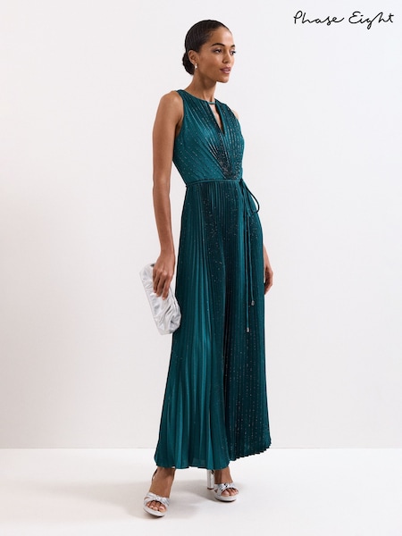 Phase Eight Green Petite Simara Dress (Y13479) | £199
