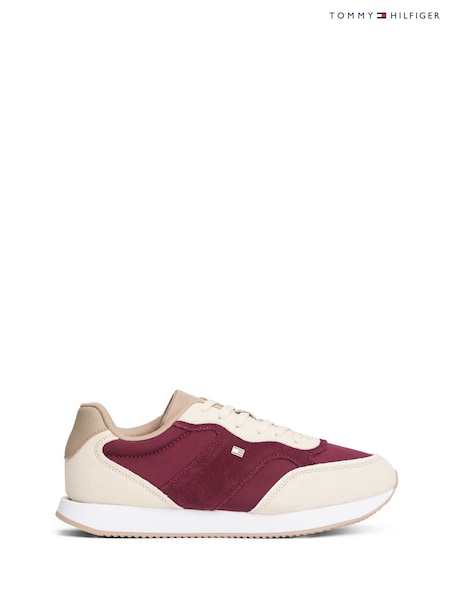 Tommy Hilfiger Natural Suede Monogram Trainers (Y13729) | £90