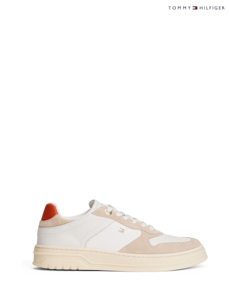 Tommy Hilfiger Brown Suede Cupsole Trainers (Y13733) | £100