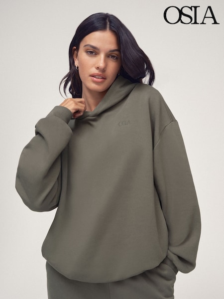 OSIA Olive Green Oversized Hoodie (Y13912) | £50
