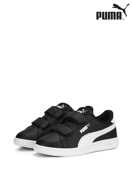 Puma Black Smash 3.0 Leather Sneakers (Y14079) | £32