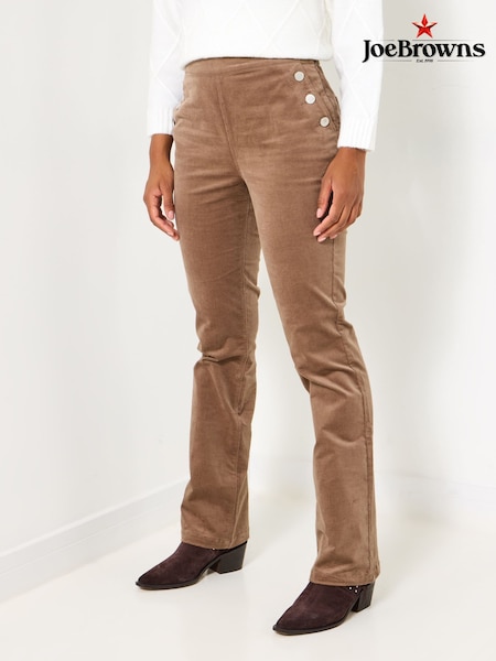 Joe Browns Brown Vintage Moleskin Trousers (Y15098) | £60