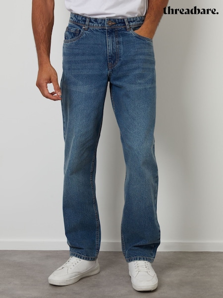 Threadbare Cream Loose Fit Jeans (Y15245) | £28