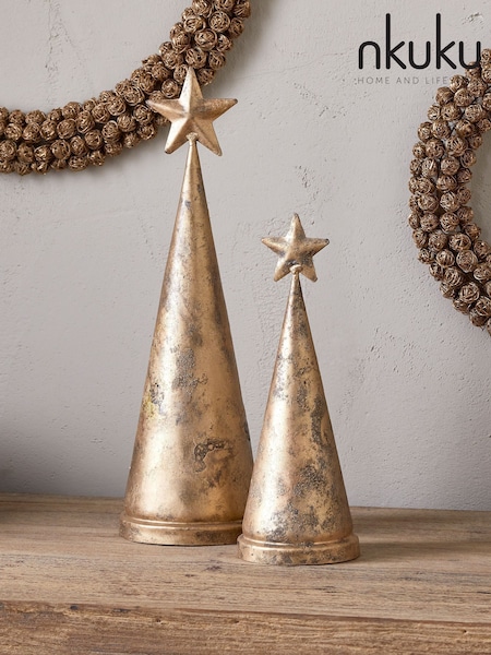 Nkuku Mixed Talna Christmas Tree Bell (Y15391) | £28