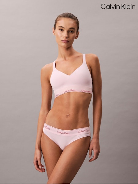 Calvin Klein White Lift Bralette Icon Cotton Modal (Y15458) | £40