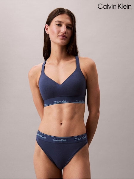 Calvin Klein Blue Lift Bralette Icon Cotton Modal (Y15472) | £40