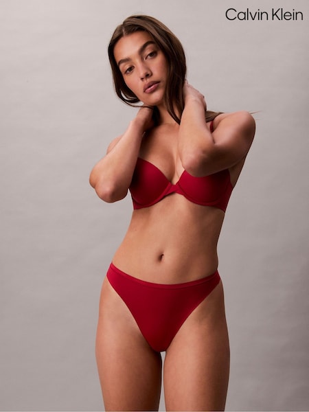 Calvin Klein Red Thong Perfectly Fit (Y15481) | £22