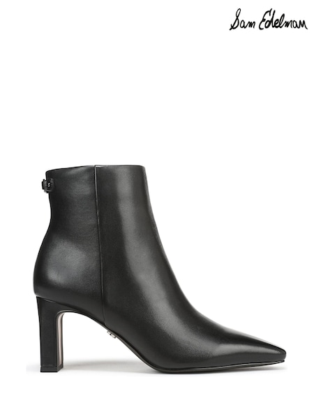 Sam Edelman Saige Regular Fit Ankle Black Boots (Y15503) | £185