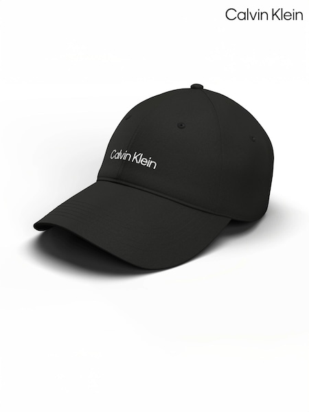 Calvin Klein Black Embroidered Cap (Y15568) | £40