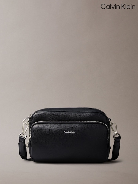 Calvin Klein Black Micro Pebble Camera Bag (Y15580) | £85