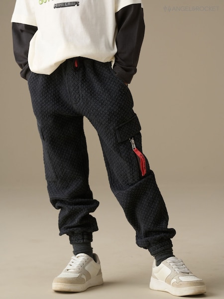 Angel & Rocket Black Frank Black Cargo Joggers (Y16322) | £22 - £29