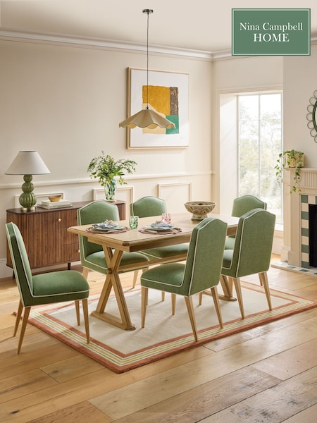 Nina Campbell Mason 6 To 8 Seater Extending Dining Table