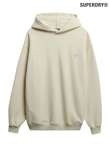 Superdry Grey Blank Oversized Hoodie (Y16556) | £55