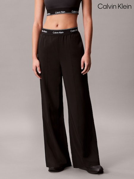 Calvin Klein Black Performance Wide Leg Tracksuit Bottoms (Y16707) | £85