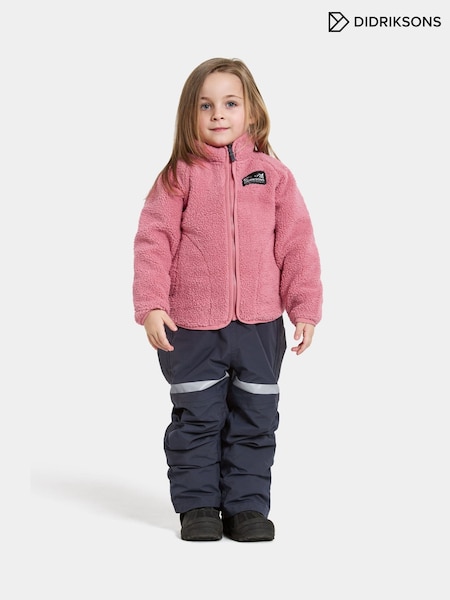 Didriksons Pink Gibbs Kids Fleece (Y16755) | £40
