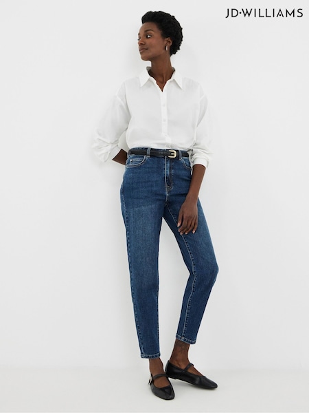 JD Williams Blue Authentic Mom Jeans (Y17327) | £38