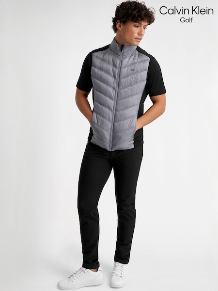 Calvin Klein Golf Silver Frontera Hybrid Gilet (Y17541) | £90