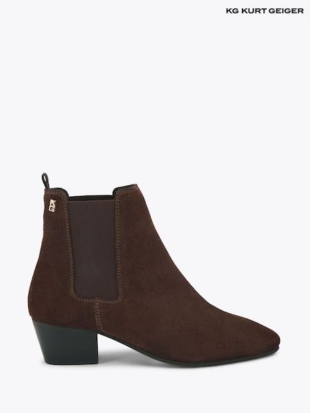 KG Kurt Geiger Brown Callie Boots (Y17677) | £79