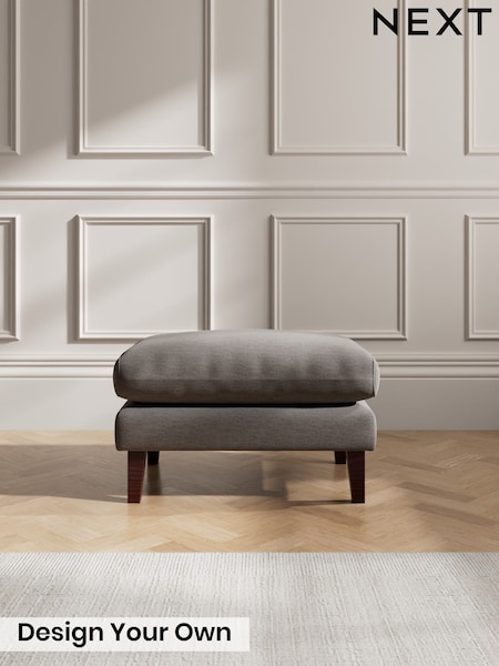 Fine Chenille Easy Clean/Dark Smoke Grey Palermo Relaxed Sit (Y18059) | £475