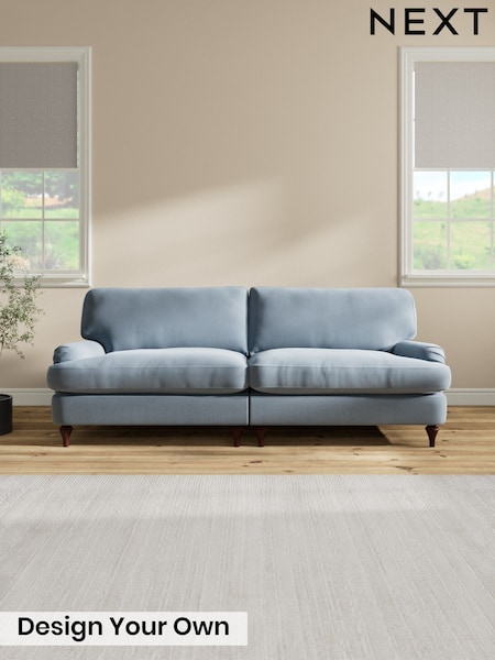 Relaxed Linen Look/Mid Blue - Sadie Deep Relaxed Sit